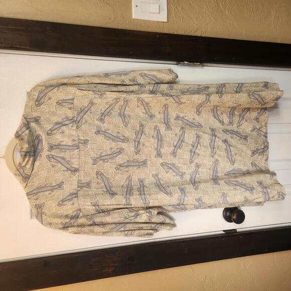 Columbia Sportswear Men's Short Sleeve Fish Shirt - Size XL - Picture 7 of 9